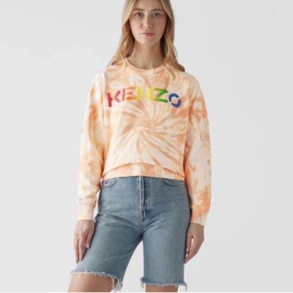 KENZO SWEATSHIRTS TIE DYE SIZE M - Picture 1 of 4